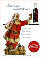 Santa Christmas Coke Advertisement
